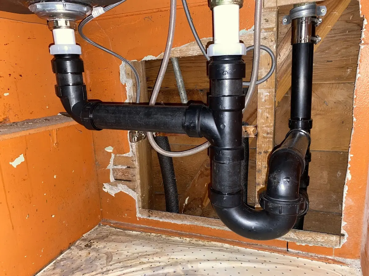 Professional Repiping Services equipment and tools on the job in Montgomery